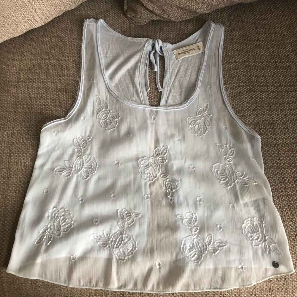 A&F Top with sequins.